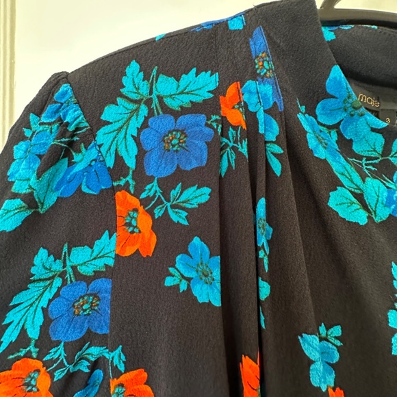 COPY - LAST CHANCE UNTIL 12/20/24 - Maje Ripita Floral Mini Dress - Picture 6 of 8